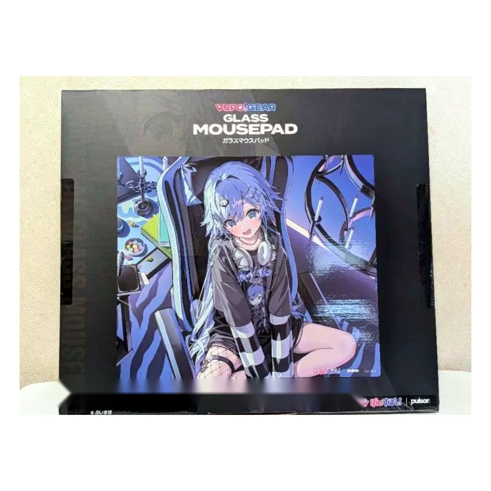 VSPO GEAR Glass Mousepad Yoru no Kuromu Edition Japan Import NEW