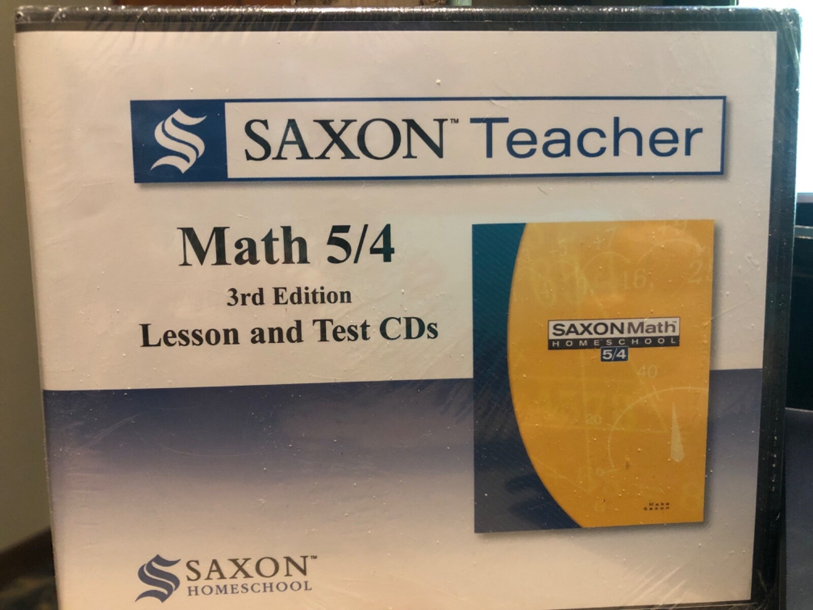 Saxon Teacher 5/4 Grade 4 Lesson & Test CD-roms for Teachers 3rd Edition NEW
