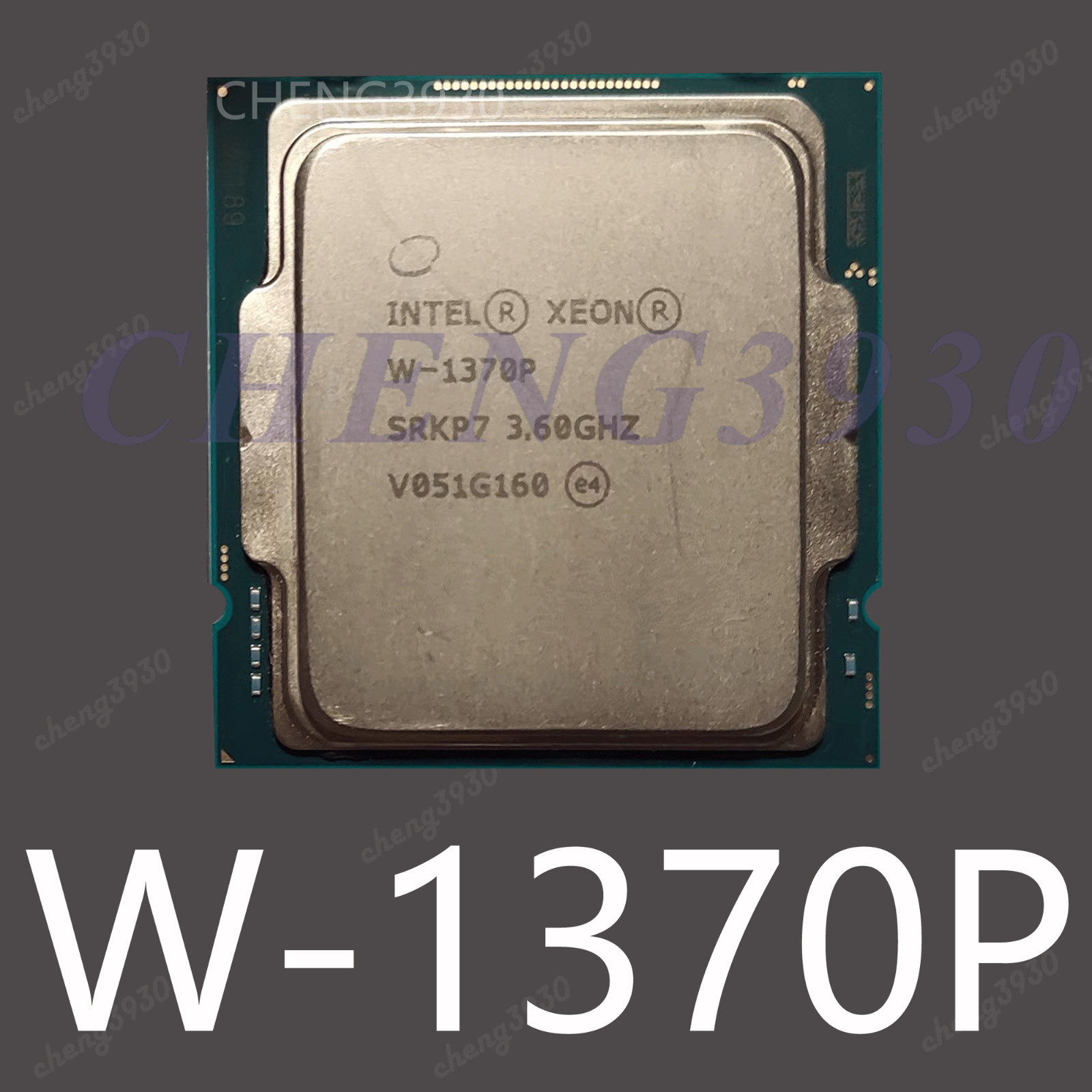 Intel Xeon w-1370p 8 cores 16 threads 3.6ghz LGA 1200 CPU processor