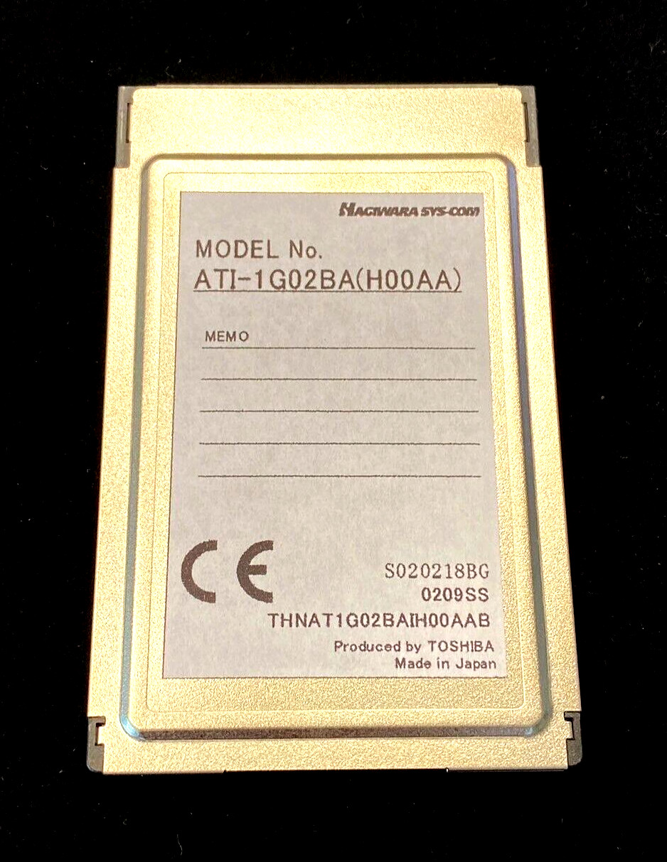 Hagiwara Sys-Com 320MB industrial grade PCMCIA PC Card ATA Flash Card, SLC
