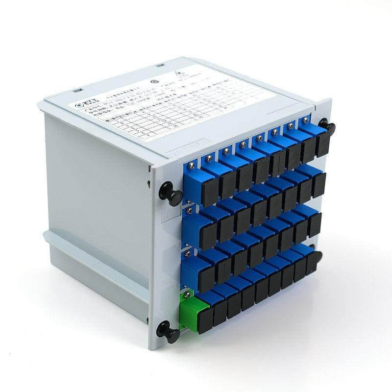 1x32 PLC Fiber Optic Cassette Splitter SC UPC/APC Optic Fiber Distribution Box