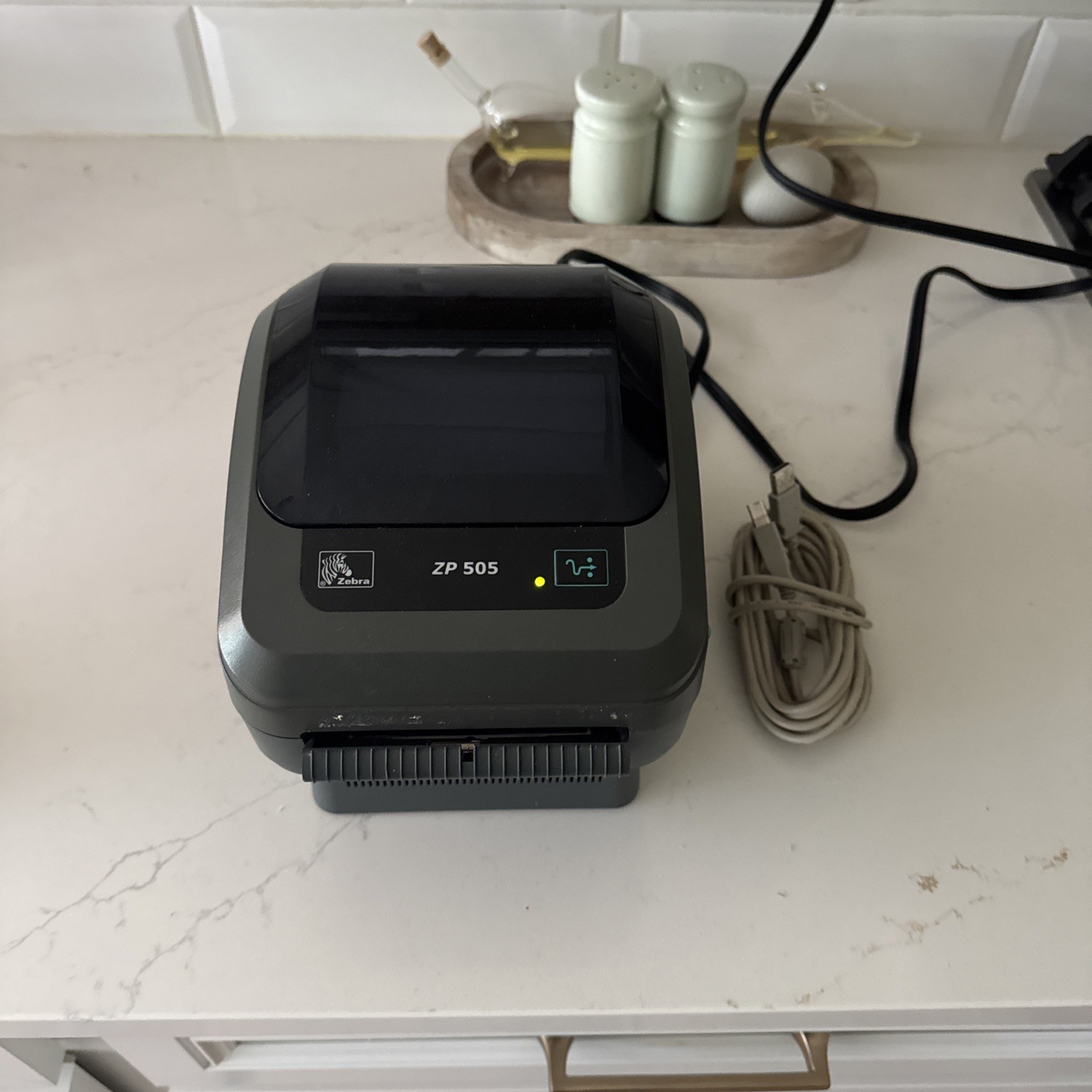 Zebra ZP505 Portable Direct Thermal Shipping Label Printer USB Serial Parallel