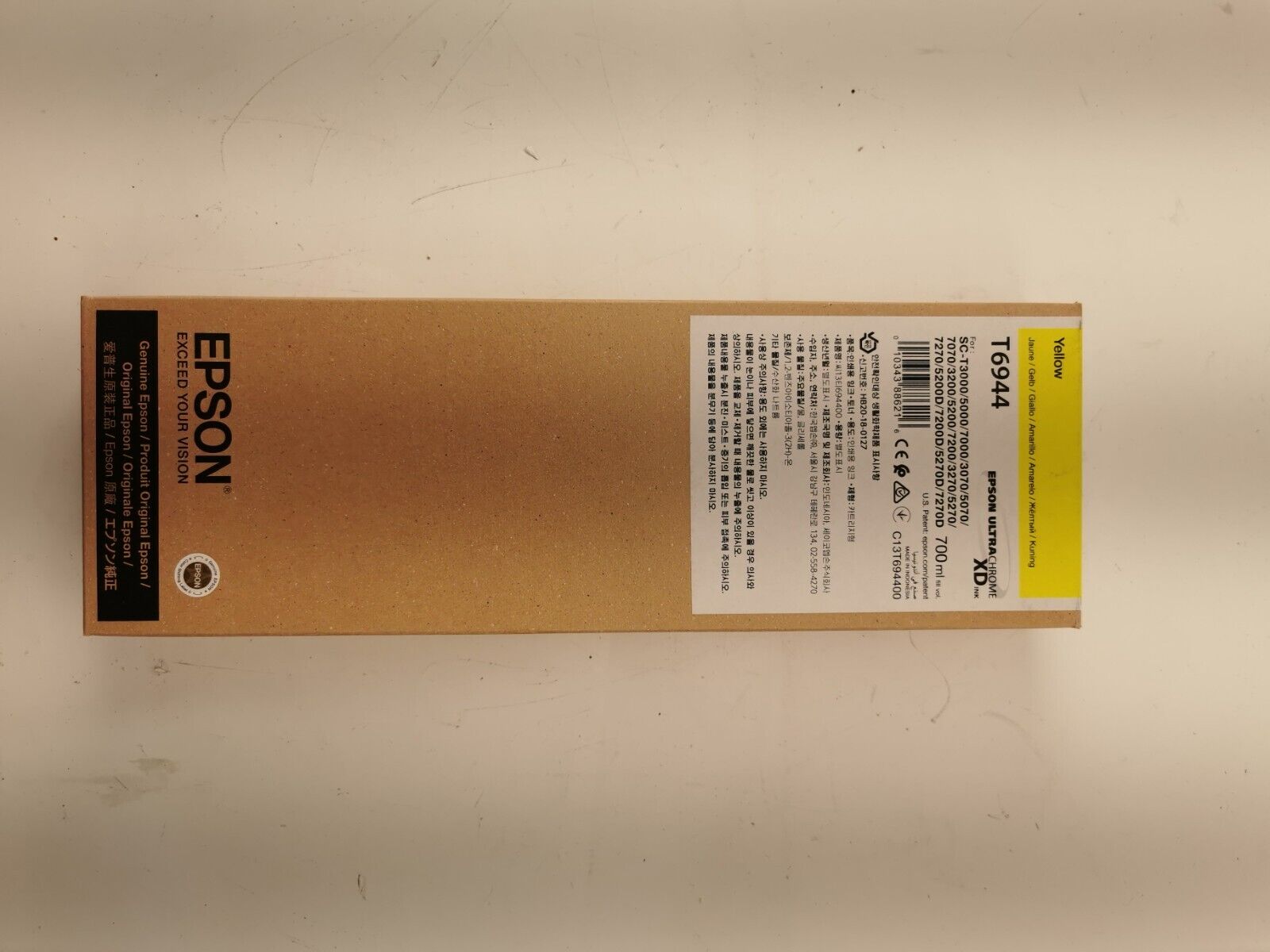 Genuine EPSON T6944 Ultra Chrome XD INK Yellow