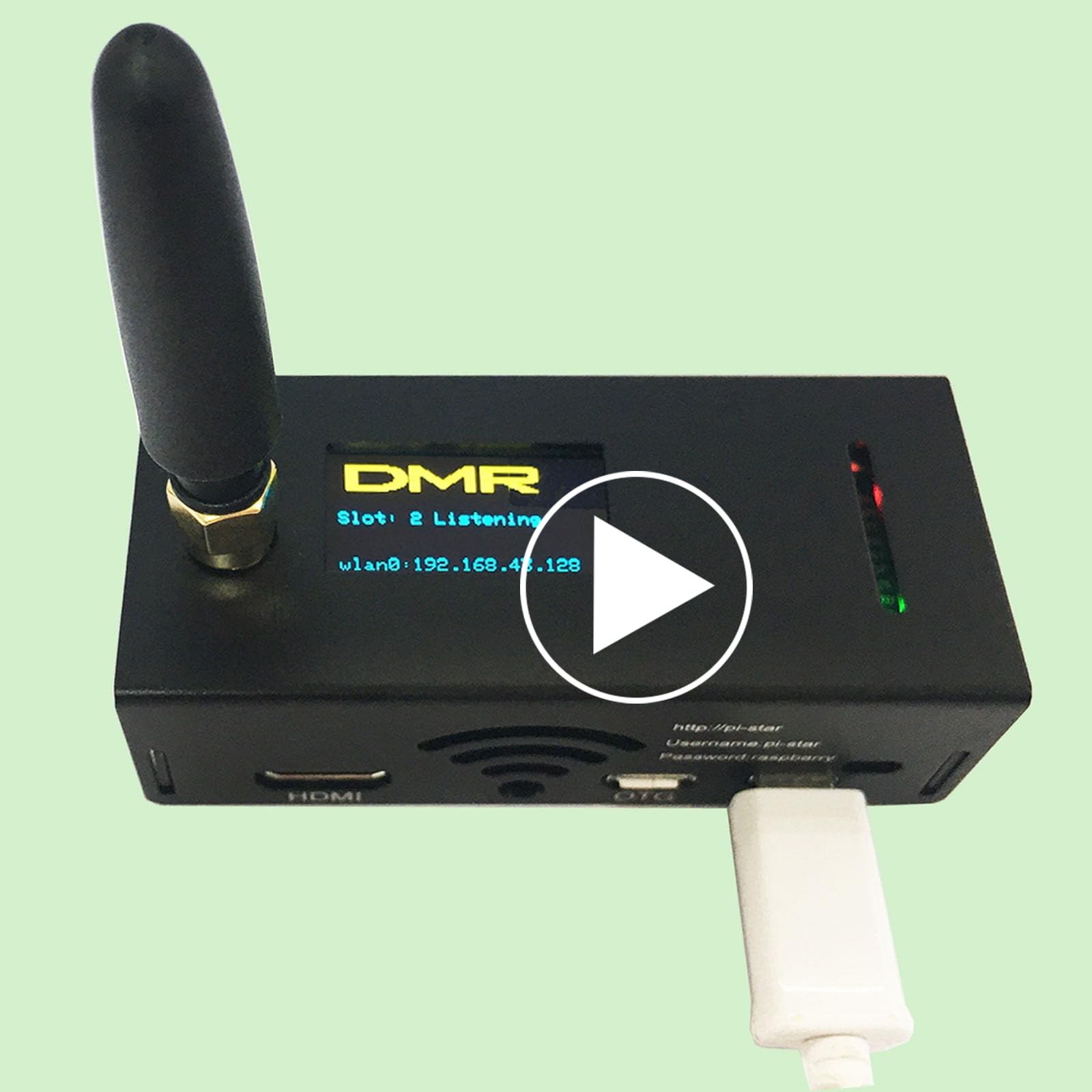 Upgraded 4.2 MMDVM DMR Dstar YSF Hotspot Spot Radio WiFi Digital Voice Modem ...