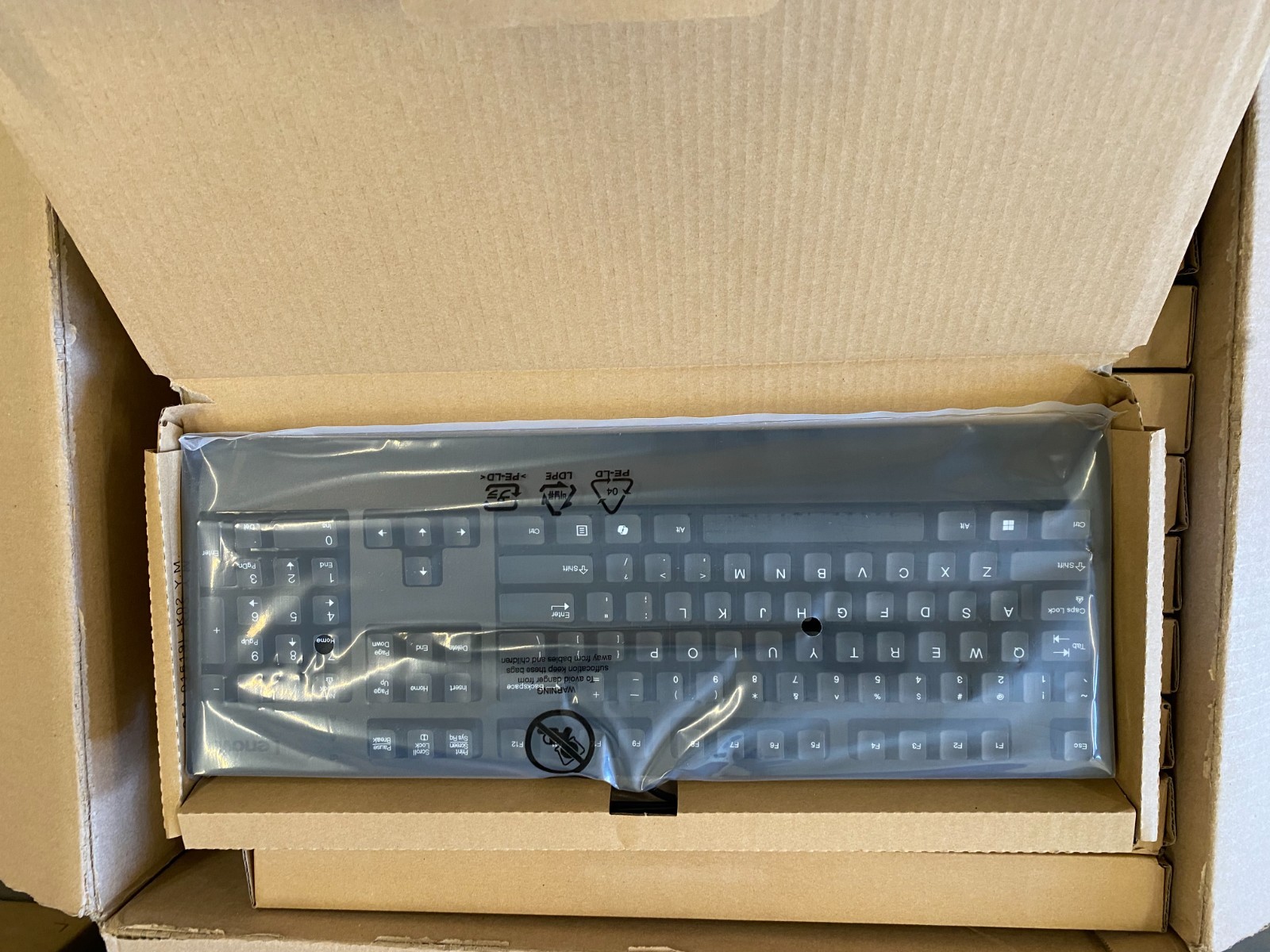 BULK 22 LOT OF BRAND NEW LENOVO TRADITIONAL USB AI KEYBOARD BLACK 5D50U 2024/25