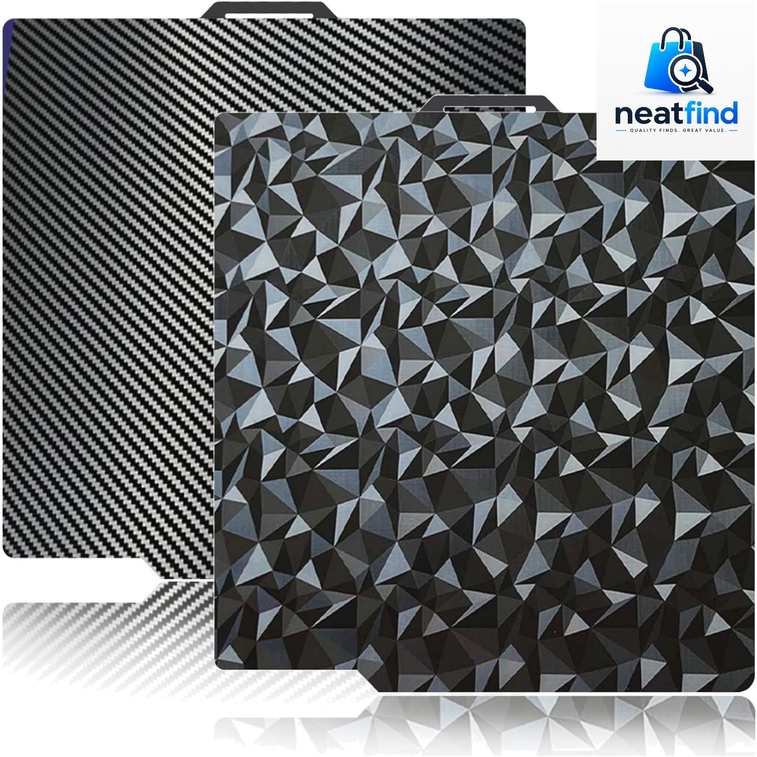 Versatile 257x257mm Double-Sided Printer Plate - Perfect for Bambu Lab P1P/X1E