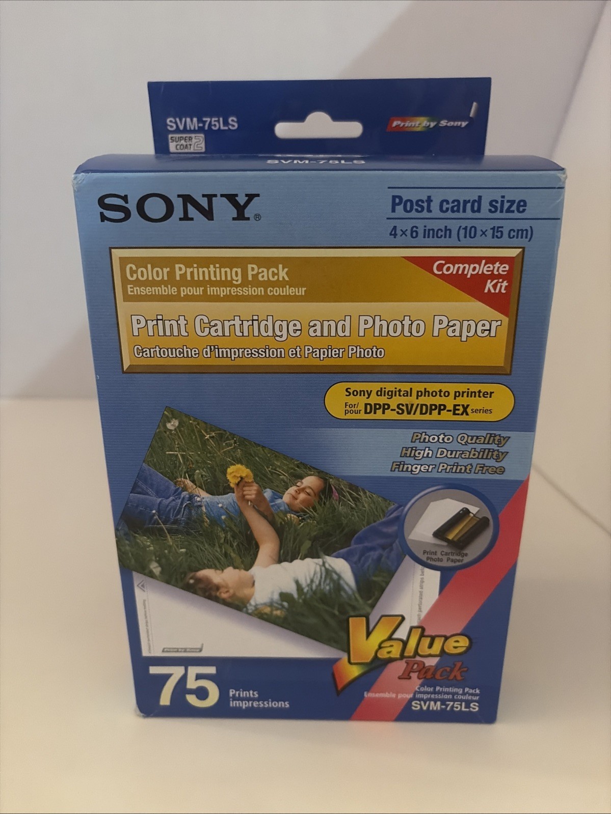 Sony SVM-75LS Print Cartridges & Photo Paper Value Pack 75 Prints