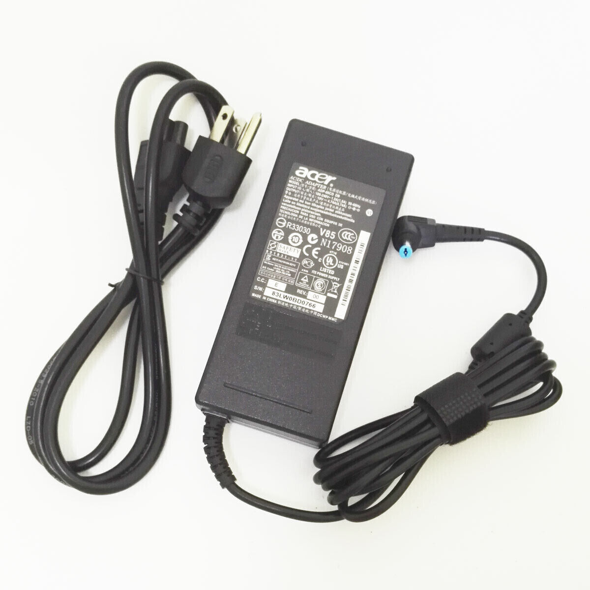 90W Genuine Battery Charger For Acer Aspire 8920 8920G 8930G 8943G AC Adapter US