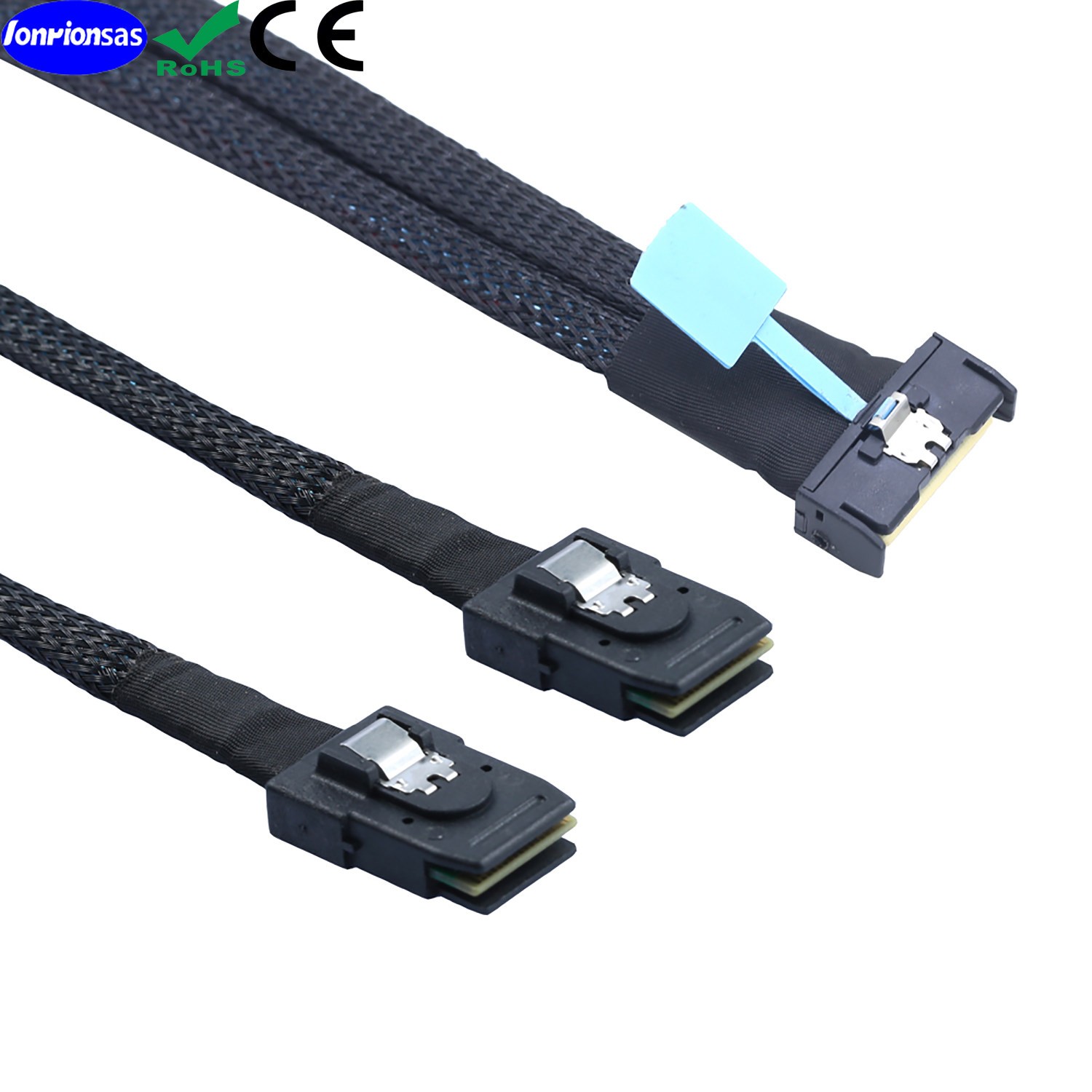 PCIe Gen5 MCIO 8x 8i(74P) to 2x Mini SAS SFF-8087 Server Transition Breakout
