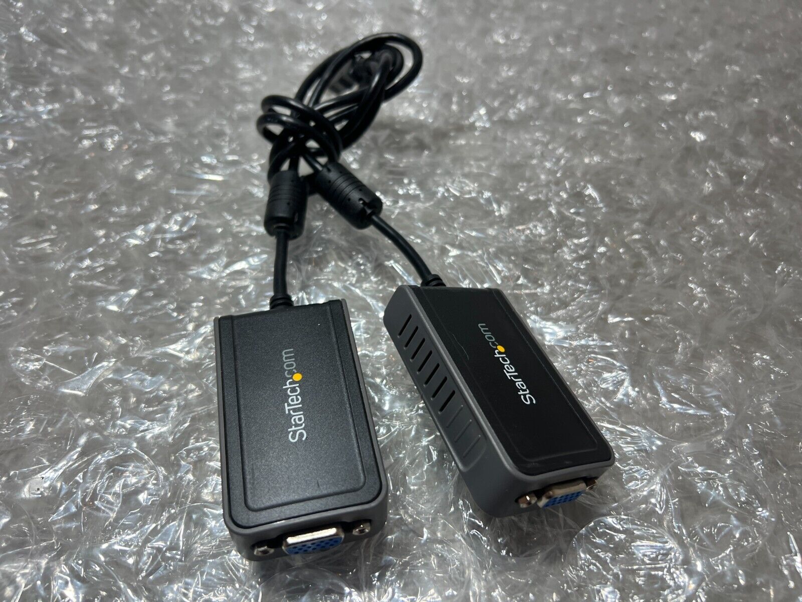 Lot of 2x StarTech USB32VGAV USB to VGA Display Adapter - Black