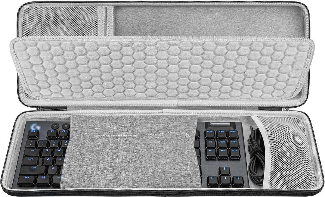 Geekria TKL Keyboard and Mouse Combo Hard Shell Case, Compatible with...