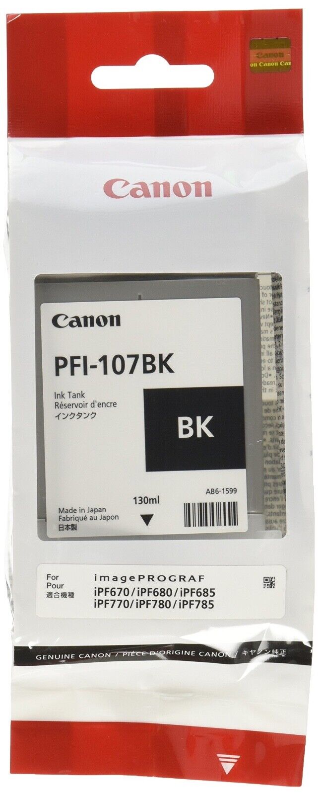 Canon PFI-107BK
