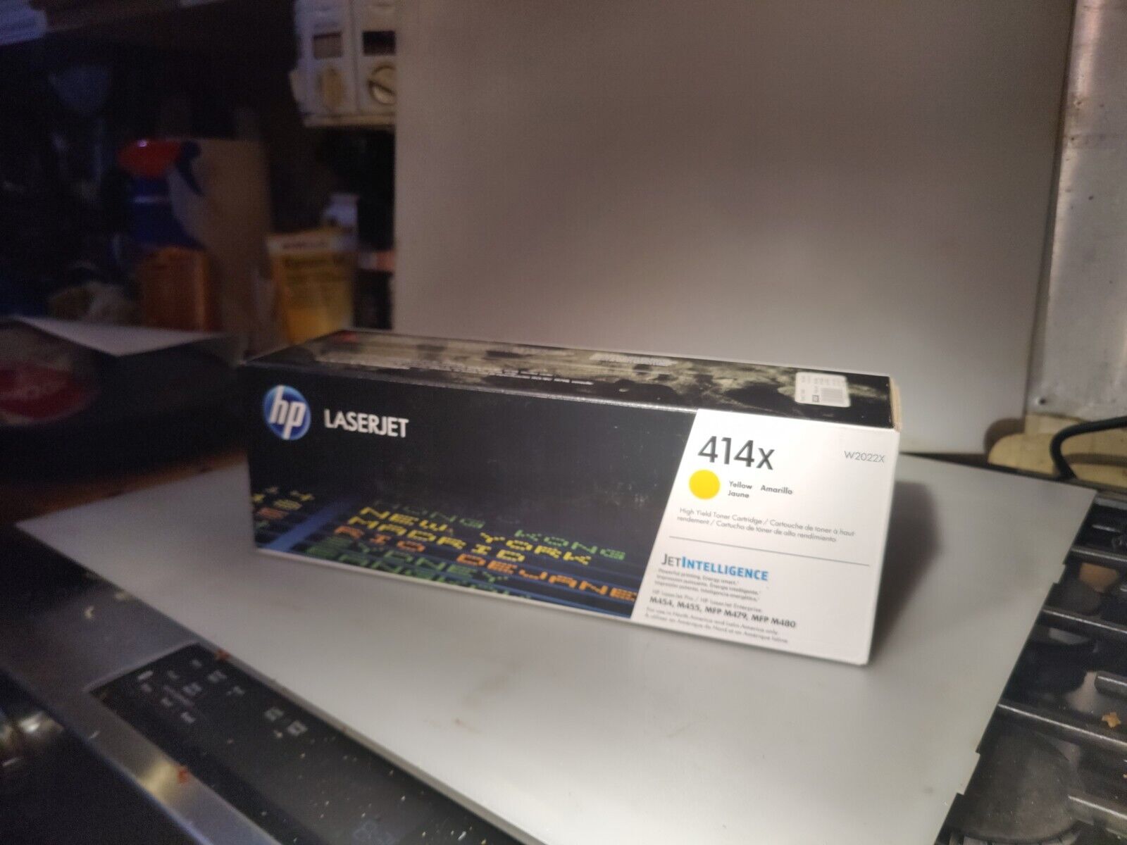 Genuine HP 414X Yellow High-yield Toner Cartridge | W2022X