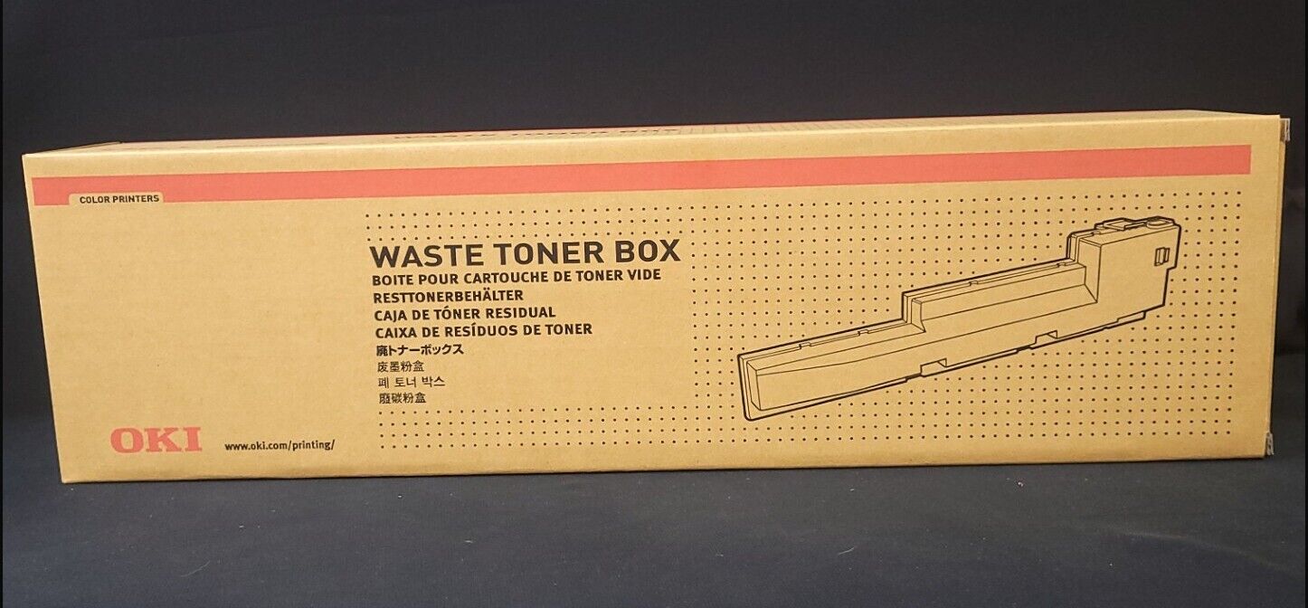 Genuine OKI 42869401 Waste Toner Box C9600 New