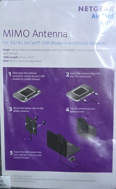 NETGEAR Air Card  MIMO Antenna 6000450