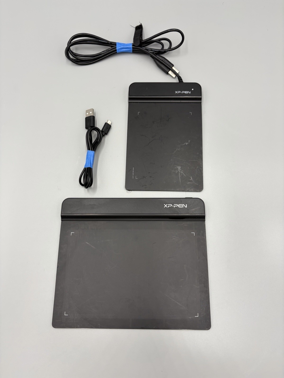 Lot of 2 XP-PEN Graphic Drawing Tablets Stylus USB Cables Star G430S