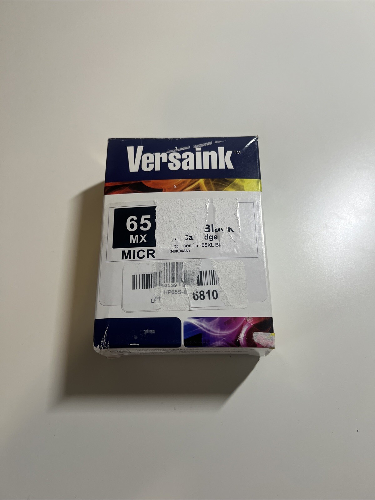 VersaInk nano HP 62 MX Black Ink Cartridge for Check Printing NEW OPEN BOX