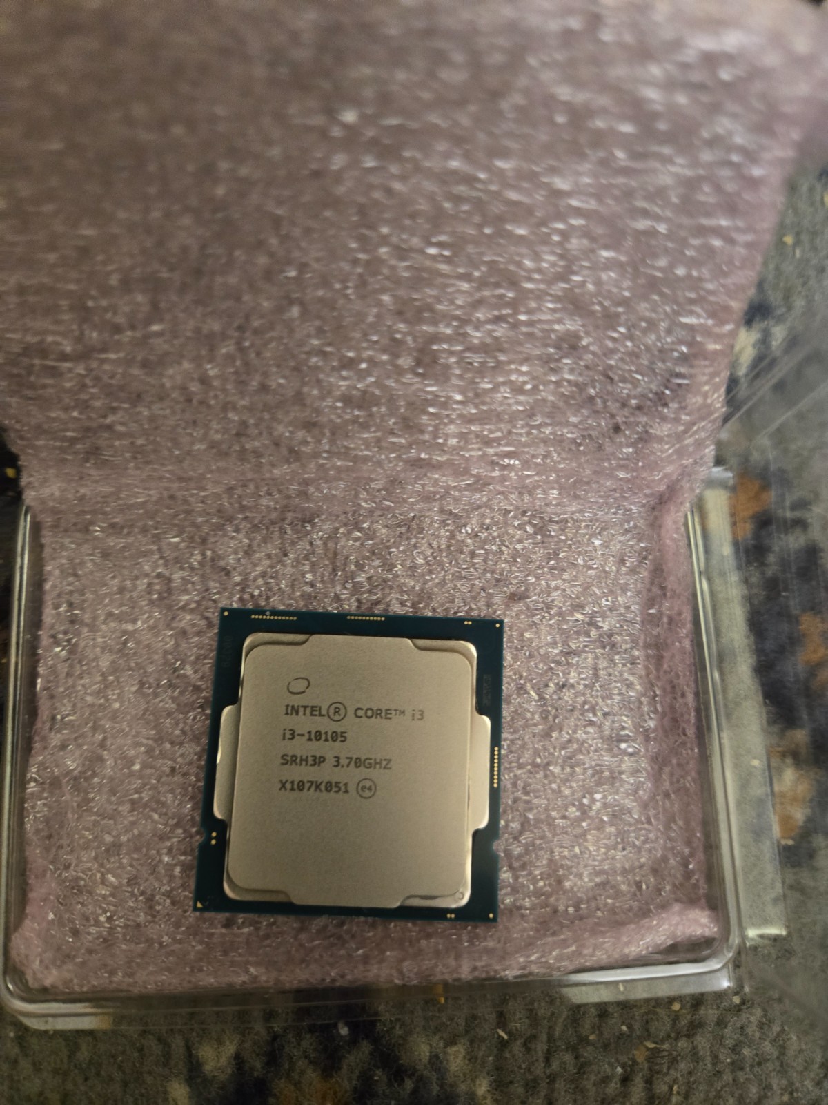 Intel QUAD Core i3-10105 3.7Ghz 6M 8GT/s Socket LGA 1200 H5 CPU Processor SRH3P