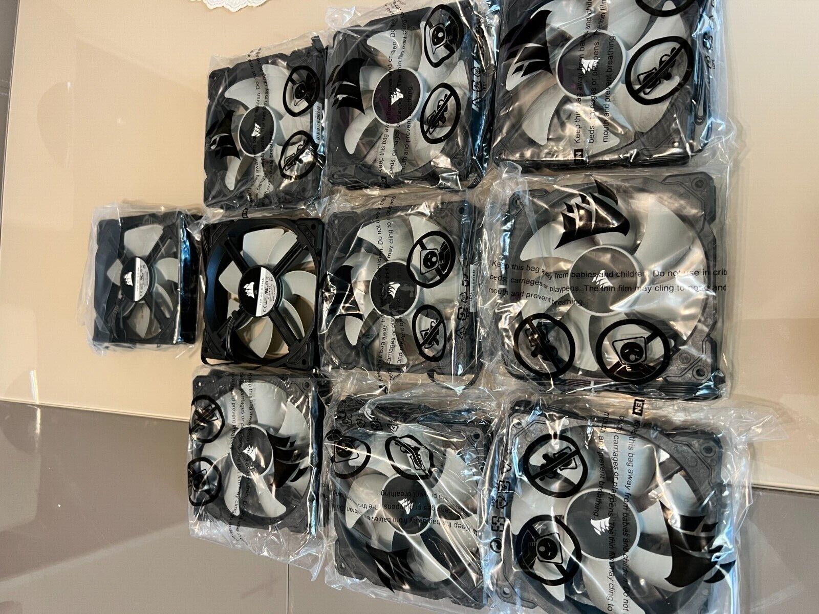 6 Packs  120 mm Standard Case Fan Low Noise , CORSAIR ORIGINAL