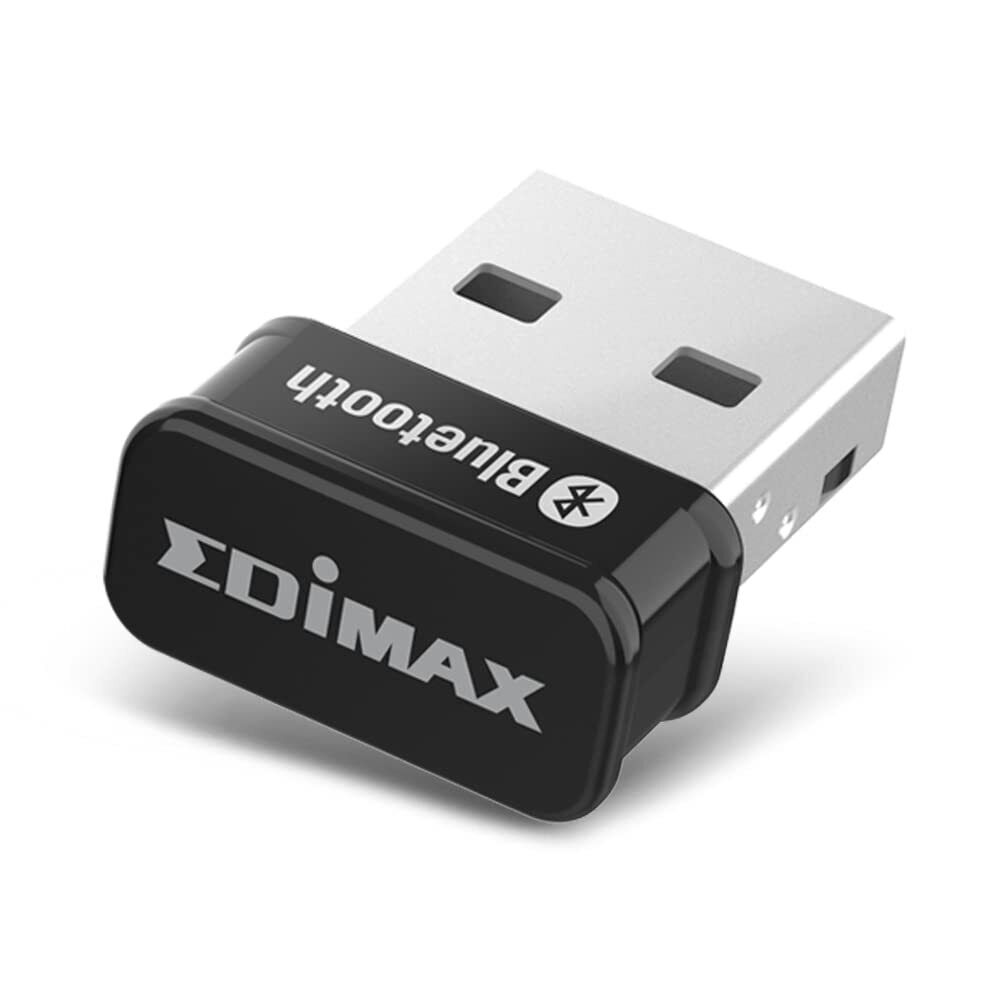 Edimax Bluetooth Adapter for PC BT 5.0 EDR Nano USB Dongle Fast Transfer Blue