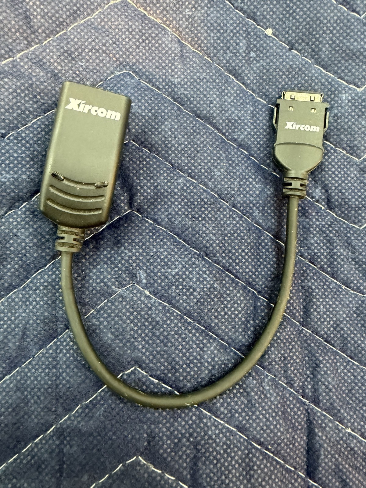 Vintage Xircom PCMCIA Ethernet Adapter Cable Dongle Pigtail RJ45 LAN OEM