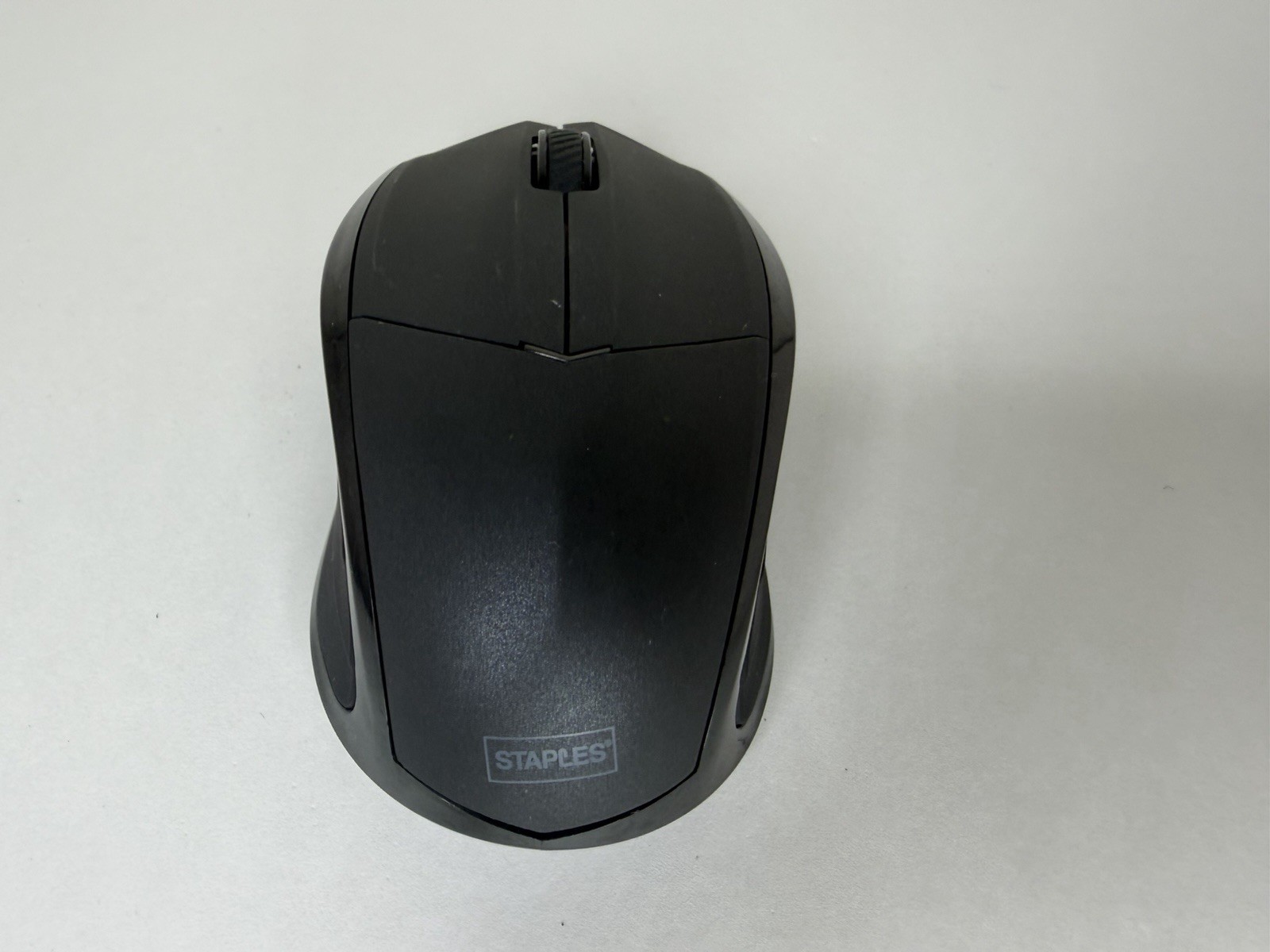 Staples Wireless Optical Mouse Black Model 23420A Tested PC & Mac Compatible