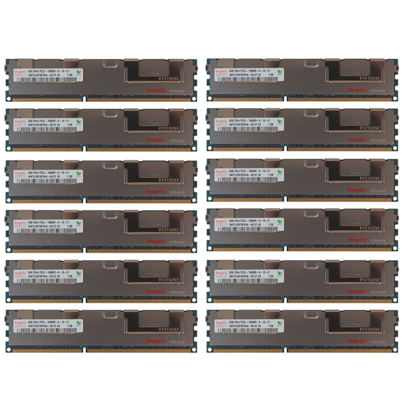 96GB Kit 12x 8GB DELL POWEREDGE T410 T610 R610 R710 R715 R810 R720xd Memory Ram
