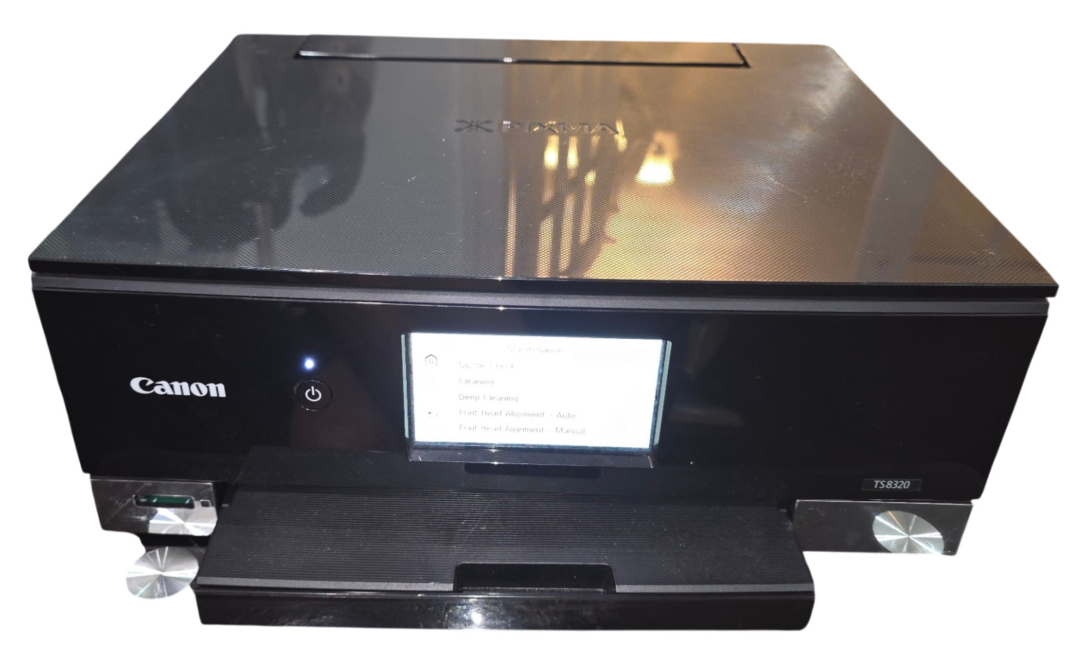Canon PIXMA TS8320 Wireless All-in-One Inkjet Printer Black Tested 602 Pages