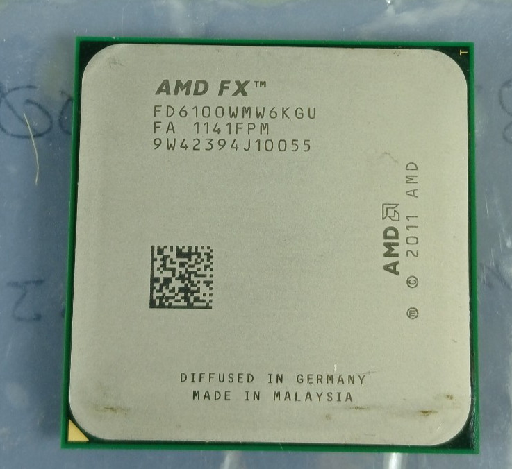 AMD FX-6100 3.3 GHz Socket AM3+ Desktop CPU Processor FD6100WMW6KGU TESTED