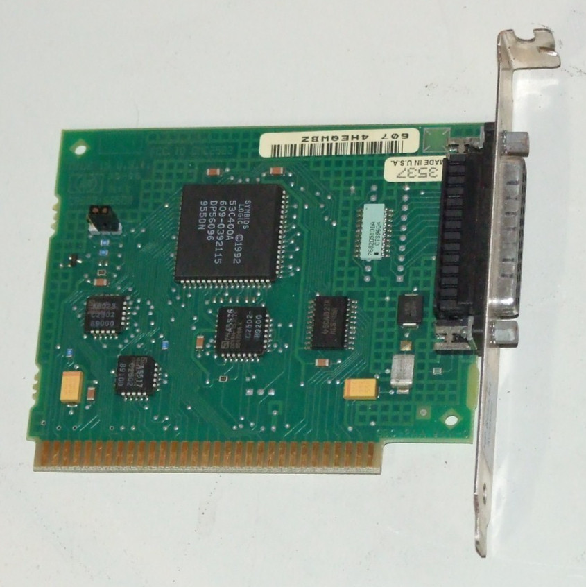 Hewlett-Packard HP Scanjet connection card for vintage PC XT AT 8-bit ISA