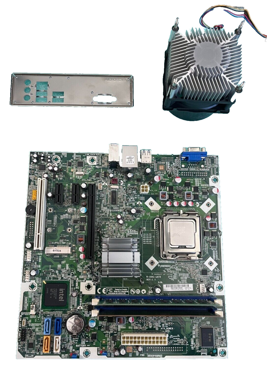 HP  Pavilion Slimline Motherboard  with Intel E3300 CPU, 3G Memory & I/O Shield