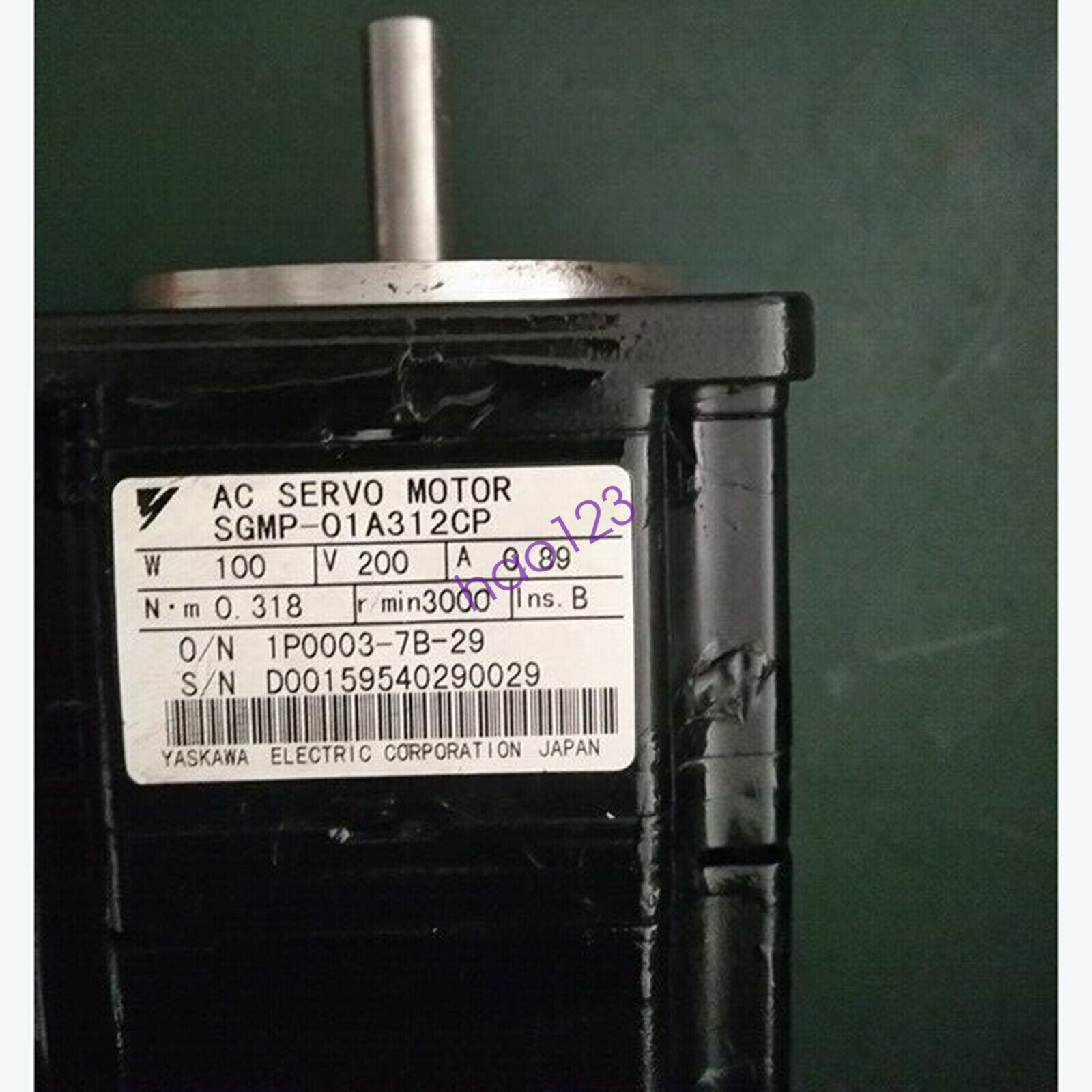 1pcs Used For YASKAWA SGMP-01A312CP Servo Motor ship DHL/FedEx