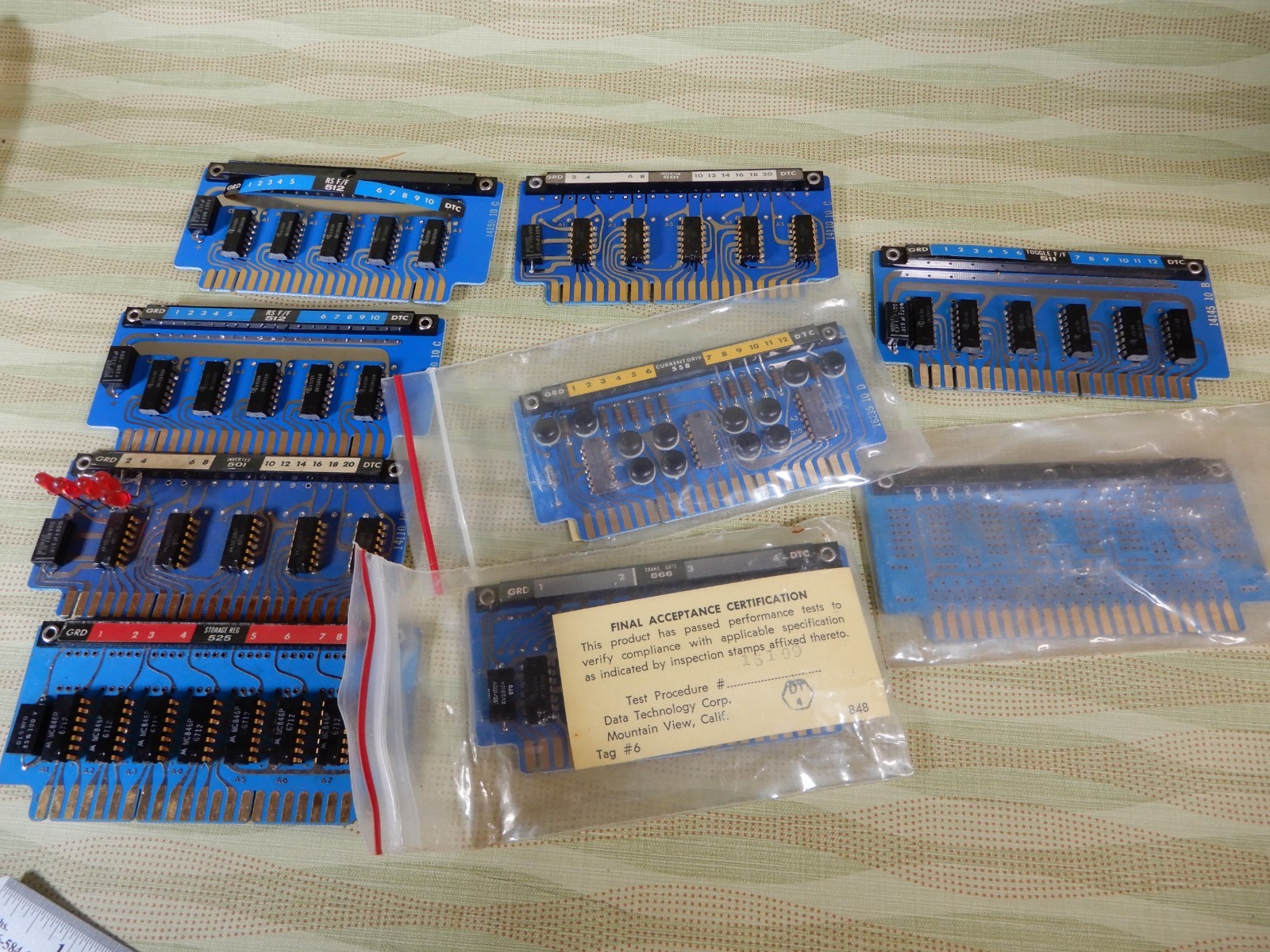 Data Technology Corp Vintage Computer Boards 512 501 525 511 558 566 Plus