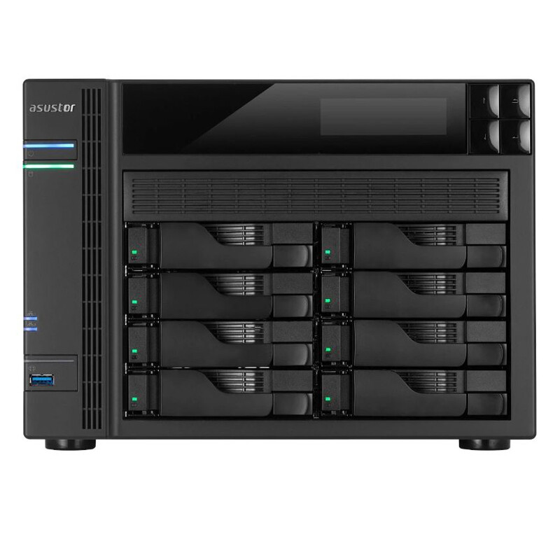 Asustor AS-608T 1GB SO-DIMM DDR3 Dual Core 2.13 GHz NAS Server 8 Bay
