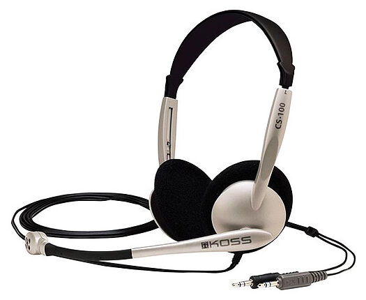 Koss CS100 Black Headband Headsets
