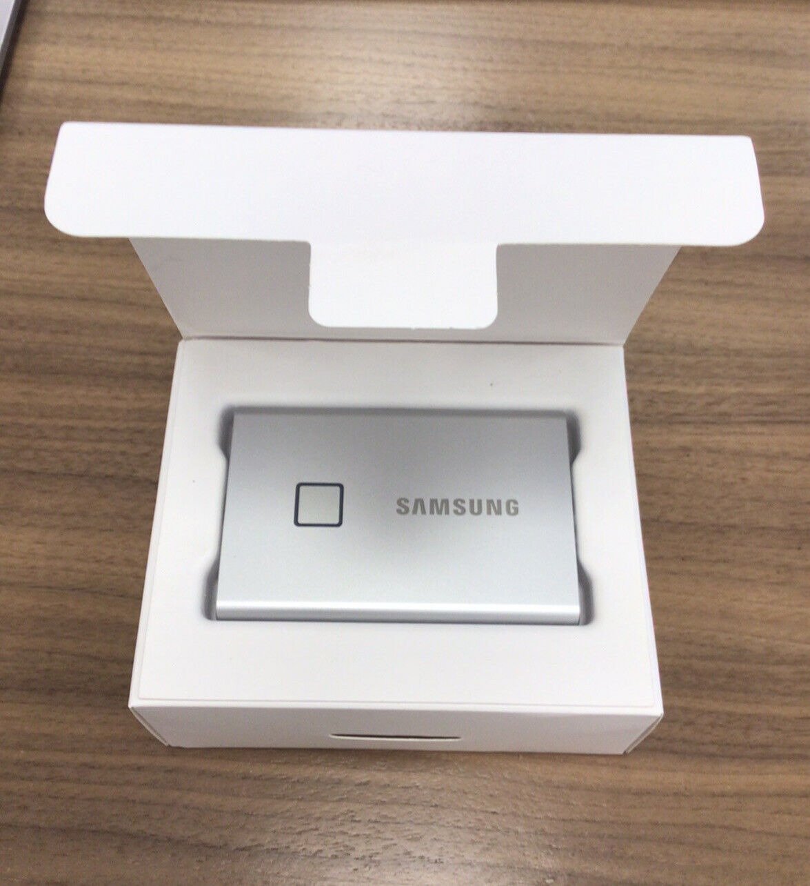 Samsung T7 Touch 500GB Portable External SSD - Silver (MU-PC500S/WW)