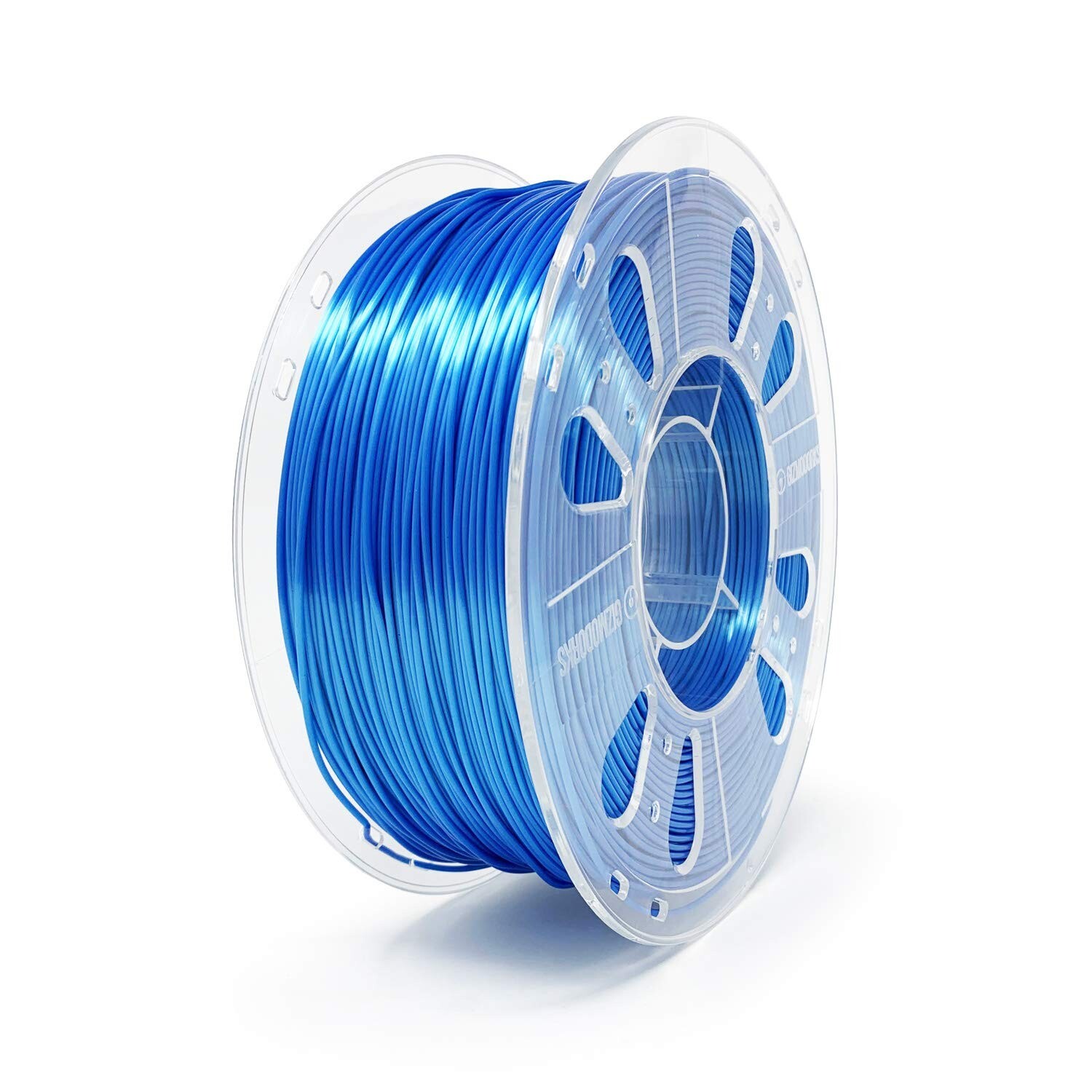Gizmo Dorks Silk PLA 3D Printer Filament 1.75mm 1kg, High Gloss Ocean Blue