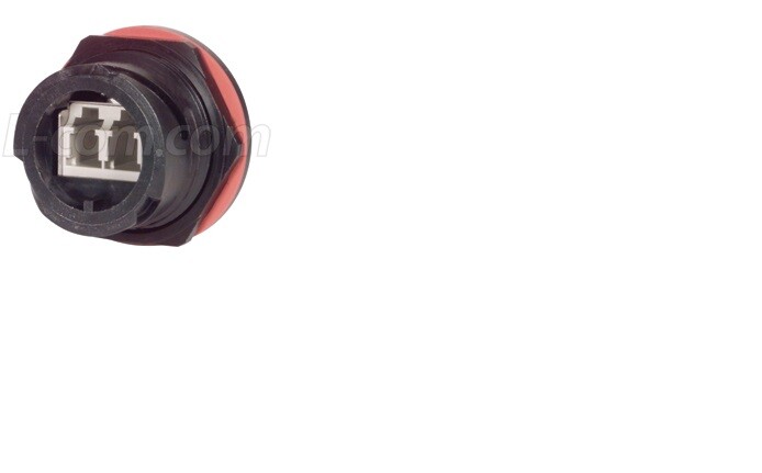 L-com XLC-MM IP66/67 Multimode Industrial Duplex LC Outlet