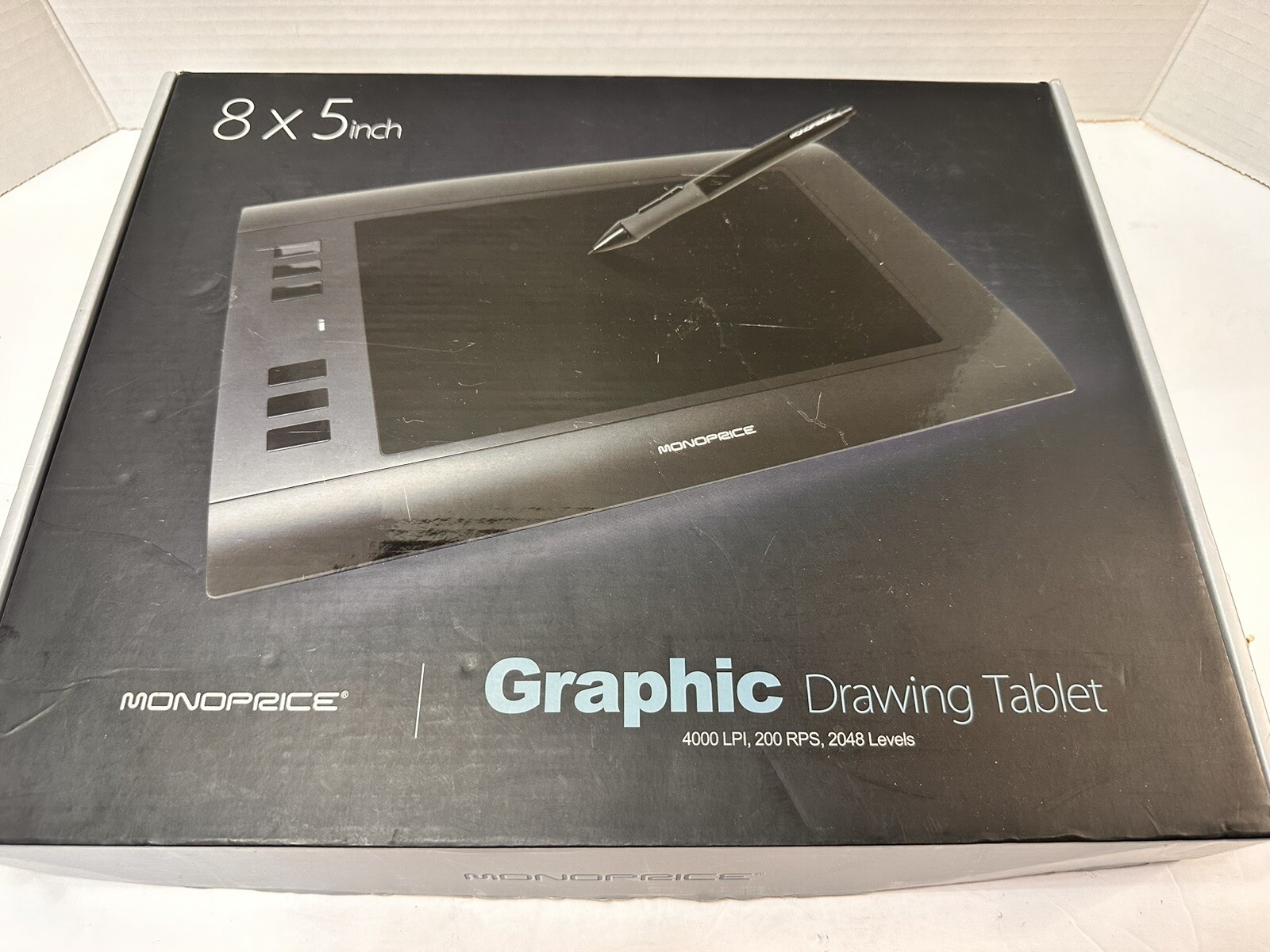 Monoprice 8x5 Graphic Drawing Tablet 4000LPI 200 RPS New New