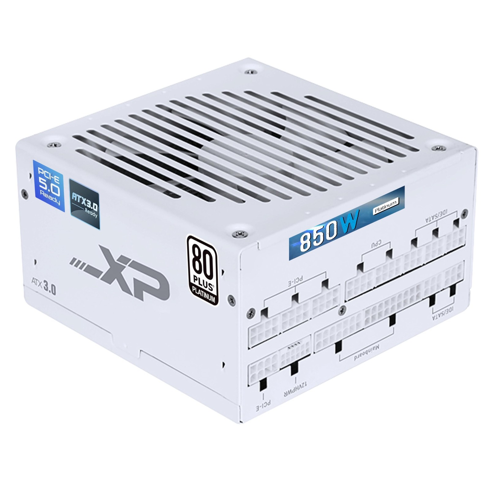 SAMA 850w Power Supply,XP Series White PSU ATX 3.0 & PCIE 5.0 ECO Fanless 80P...