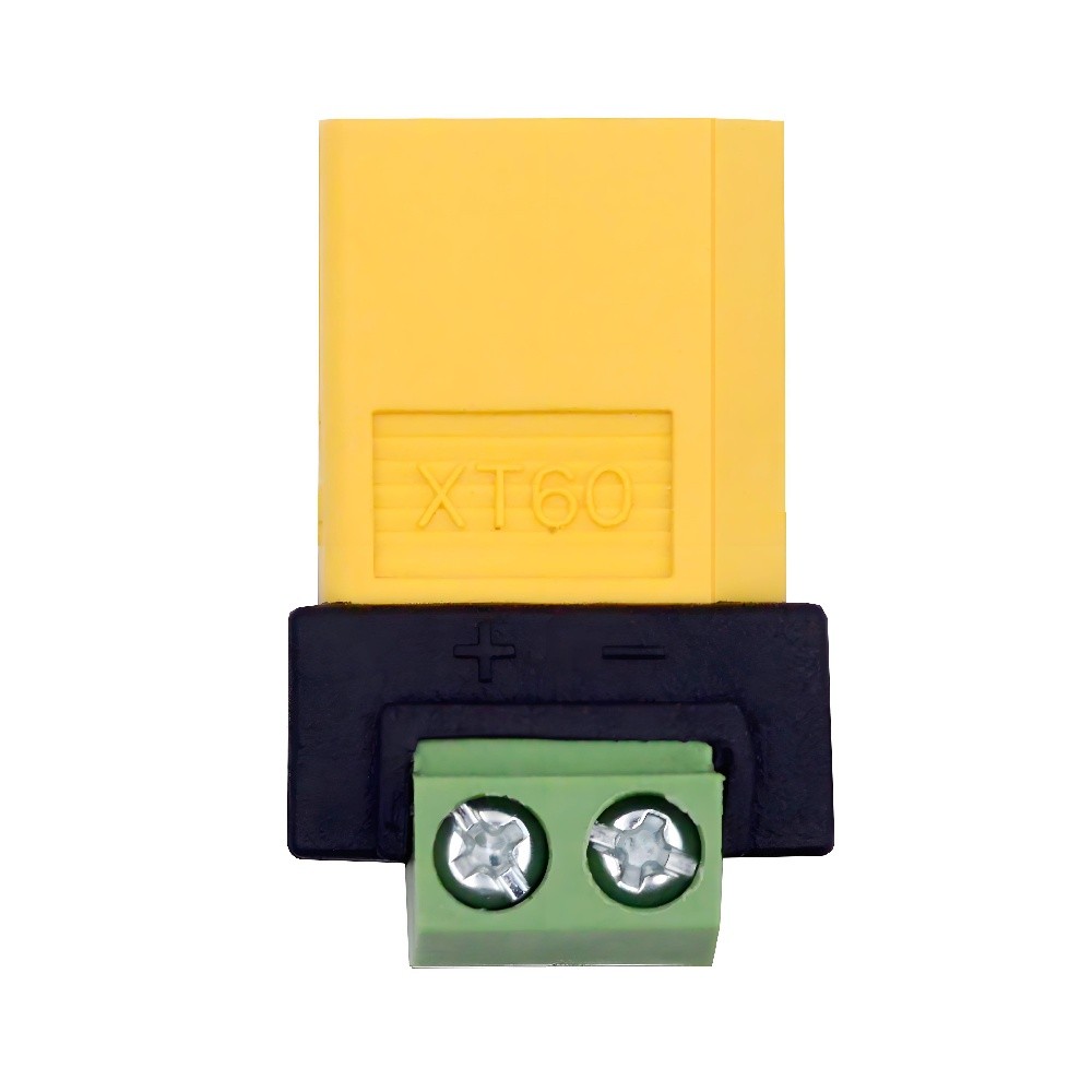 CY XT60 Male to 2Pin Terminal Female Contacts Fast Charging Solderless Adapter