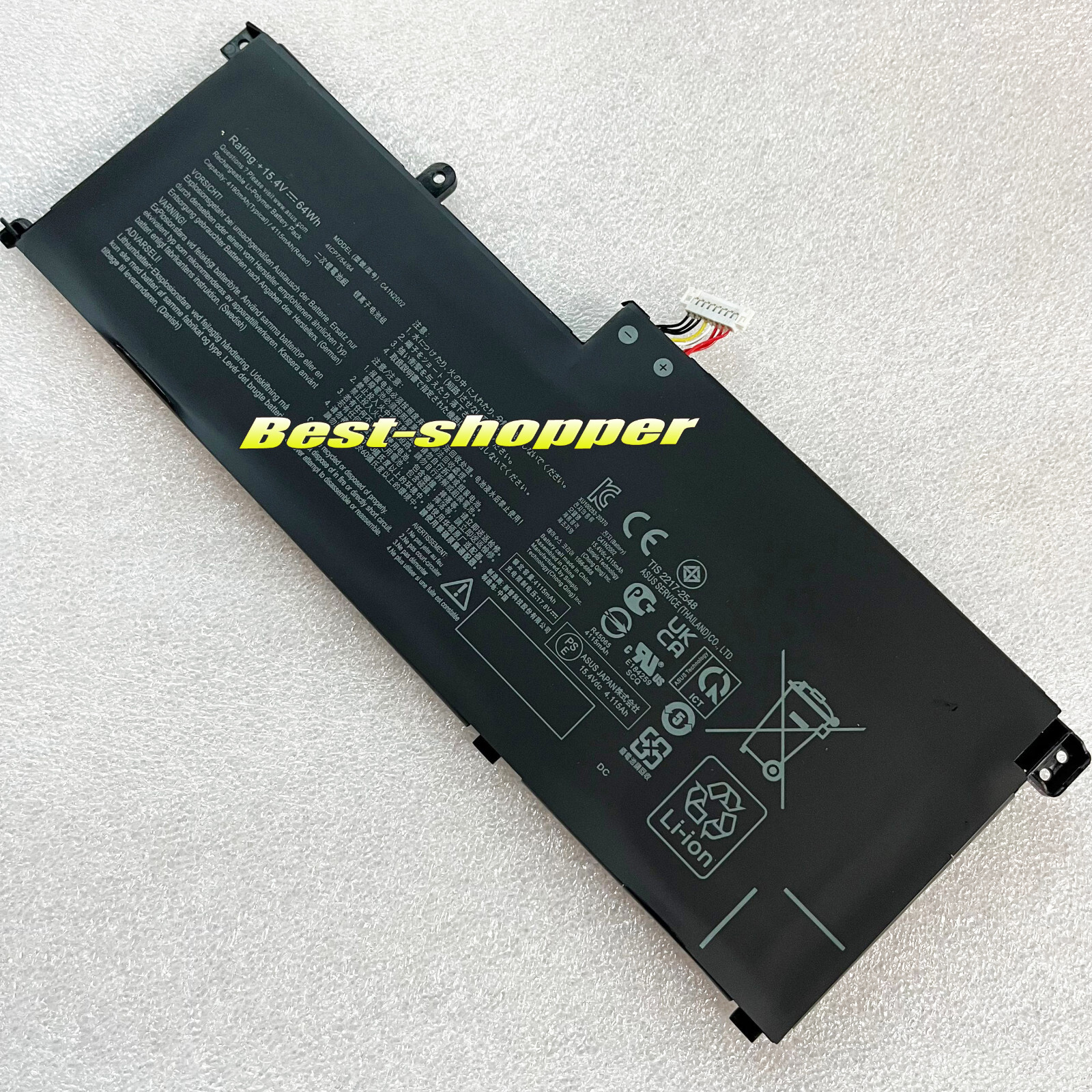 New Genuine C41N2002 Battery For Asus ZenBook Pro 15 UX535 UX535L UX535LH LI