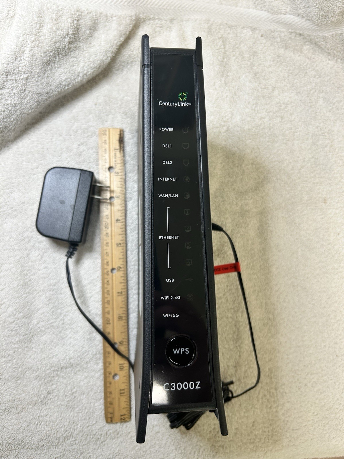 Century Link C3000A WiFi Router with Power Cable