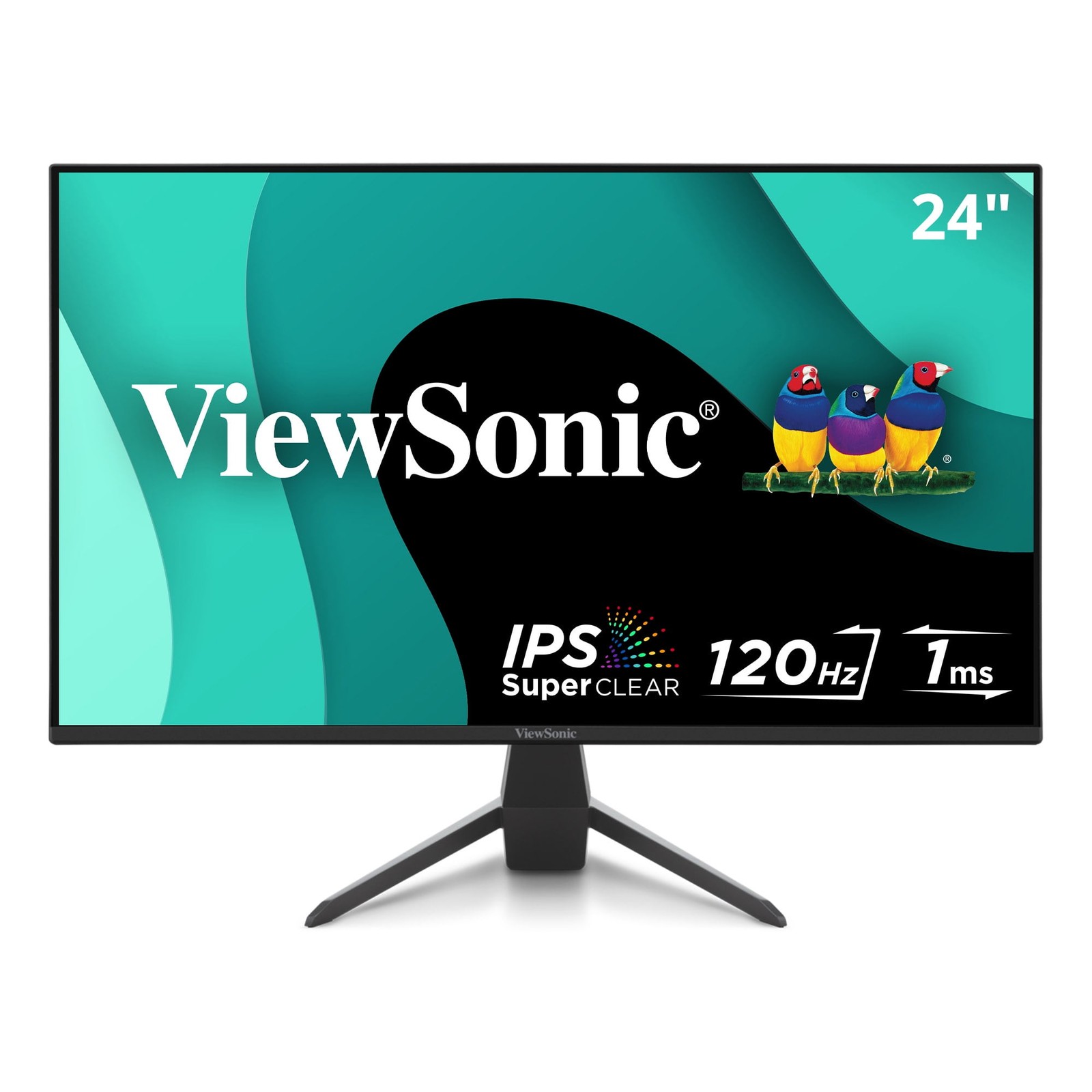 ViewSonic VX2470MHD 24 Inch 1080p IPS Monitor 120Hz 1ms