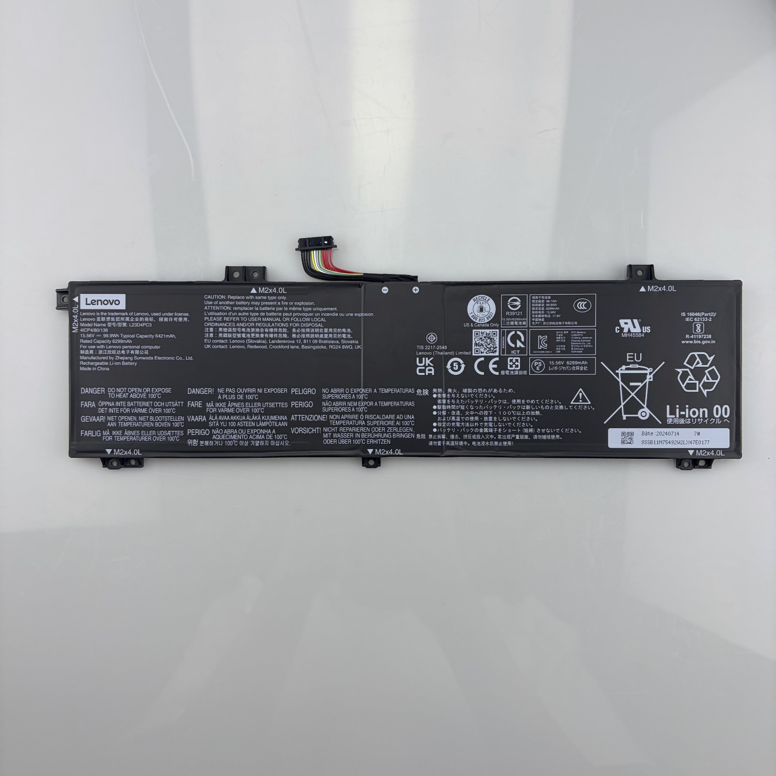 New Genuine L23B4PC3 L23C4PC3 L23D4PC3 Battery for Lenovo Legion 7 16 IRX G9