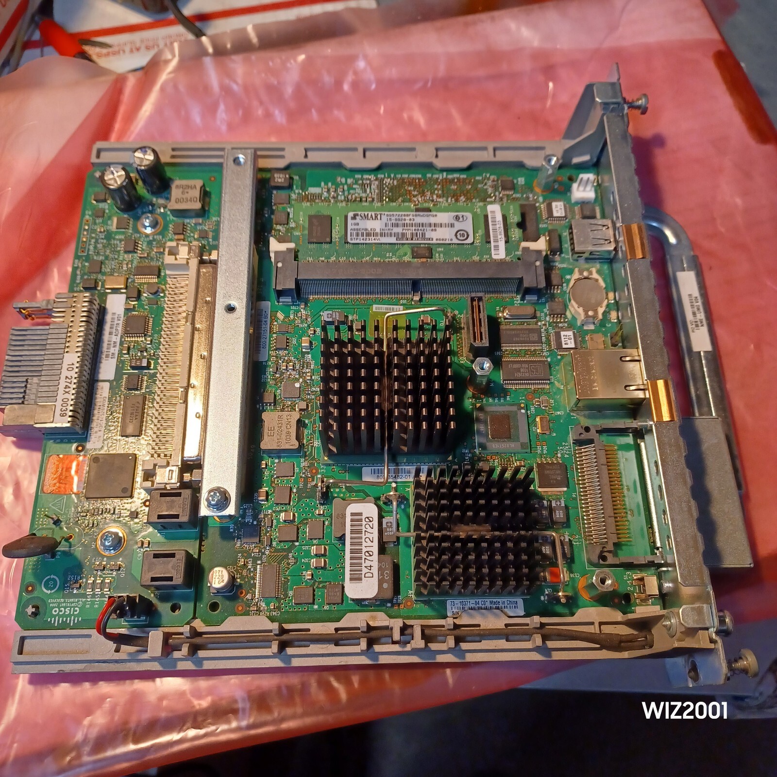 Cisco NME-UMG V04 SM-NM-ADPTR V01 & 1gb Smart Ram Module 