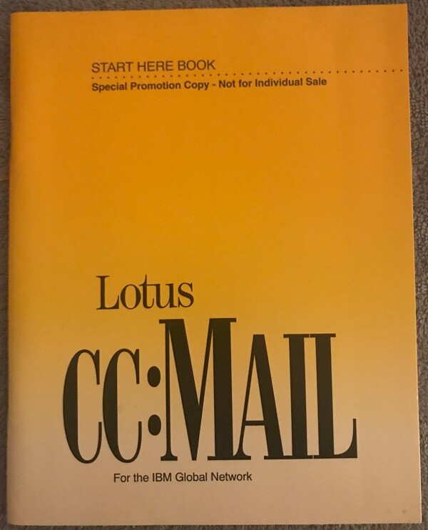 Lotus CC:mail User's guide, getting started guide - Special Promotion Copy