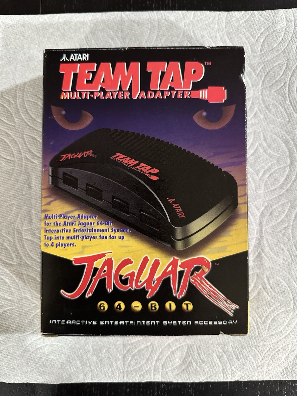 New Open Box TEAM TAP Atari Jaguar Multi Player Adapter, Please Read