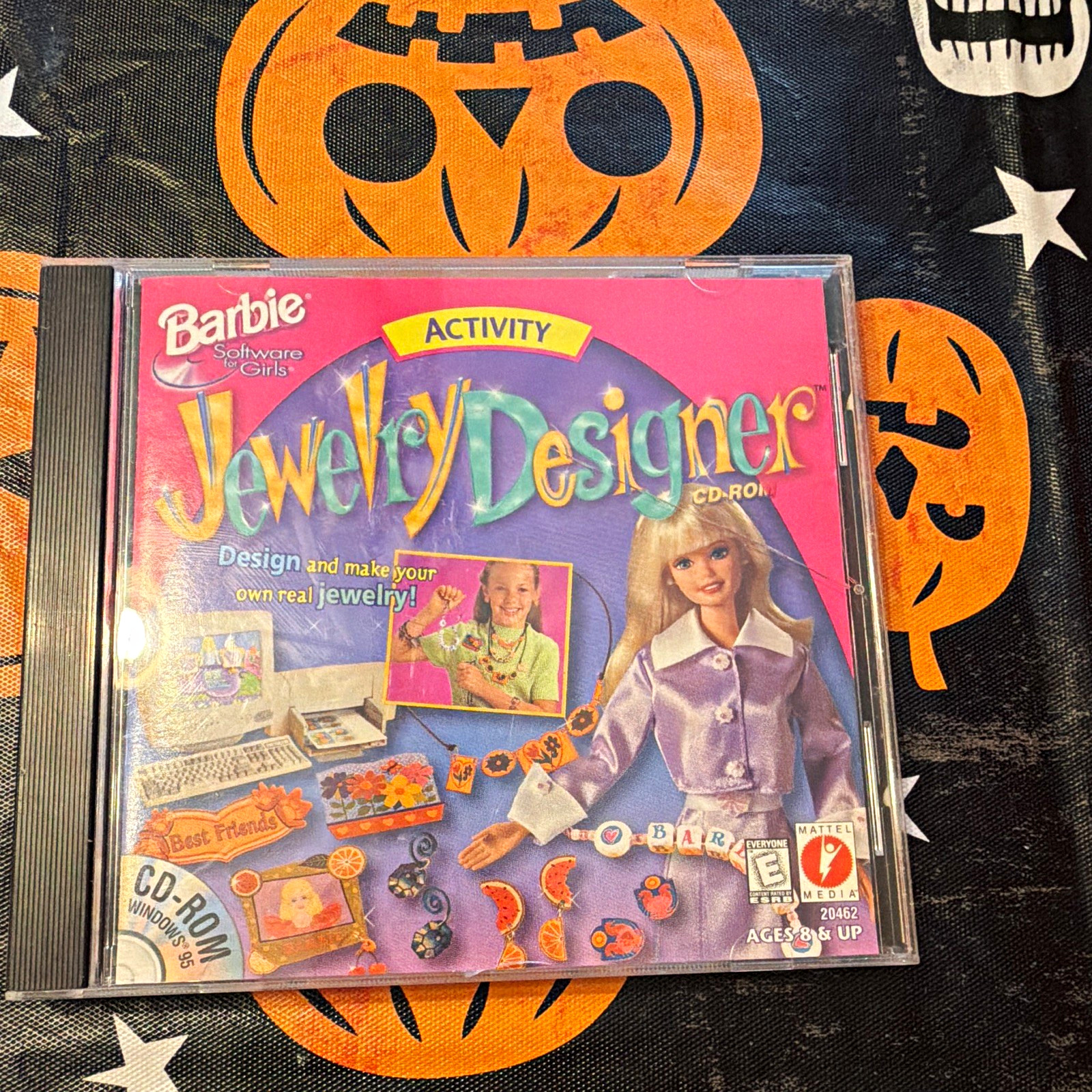 Mattel Media Barbie Jewelry Designer Activity PC CD-ROM, Windows 95 (English)