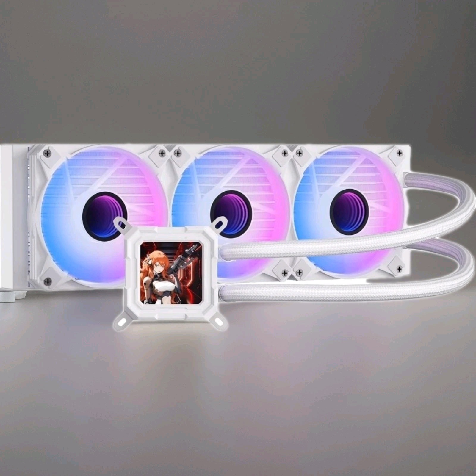 darkFlash DV360S All-in-one Liquid CPU Cooler, 3.2” LCD Screen with 320 * 320
